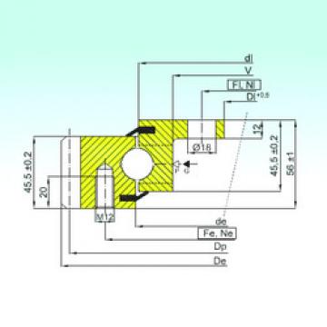 thrust ball bearing applications EBL.20.0944.200-1STPN ISB