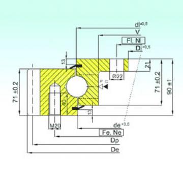 thrust ball bearing applications EBL.30.1055.200-1STPN ISB