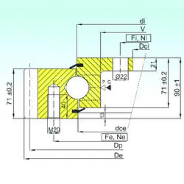 thrust ball bearing applications EBL.30.1355.201-2STPN ISB