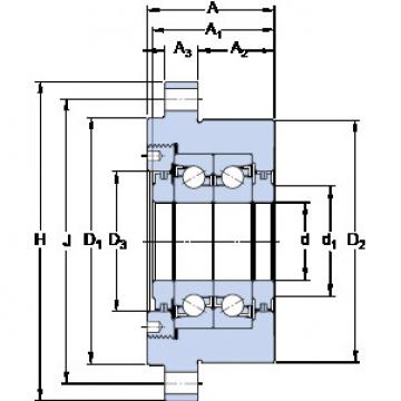 thrust ball bearing applications FBSA 207/DB SKF