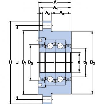 thrust ball bearing applications FBSA 206/DF SKF