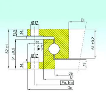 thrust ball bearing applications NK.22.0700.100-1N ISB