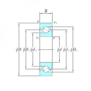 thrust ball bearing applications SAC3062B KOYO