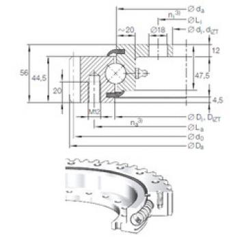 thrust ball bearing applications VLA 20 0644 N INA