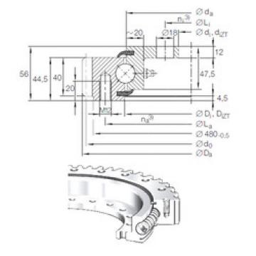 thrust ball bearing applications VLA 20 0414 N INA