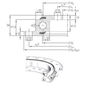 thrust ball bearing applications VLU 20 0744 INA