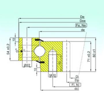 thrust ball bearing applications ZB1.25.0955.201-2SPTN ISB