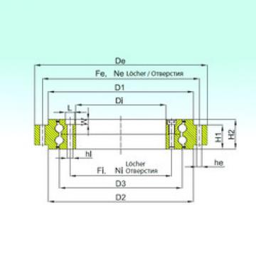 thrust ball bearing applications ZKLDF150 ISB