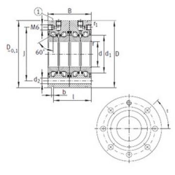 thrust ball bearing applications ZKLF3590-2RS-2AP INA