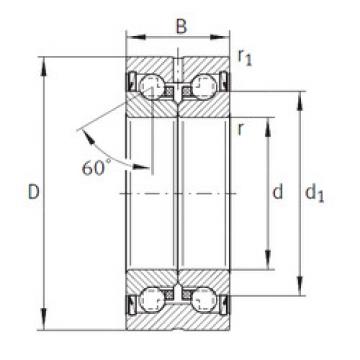 thrust ball bearing applications ZKLN0619-2Z INA