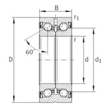 thrust ball bearing applications ZKLN1242-2RS-PE INA