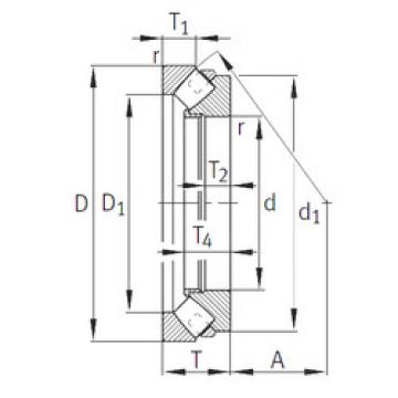 thrust ball images bearings 292/1000-E1-MB INA