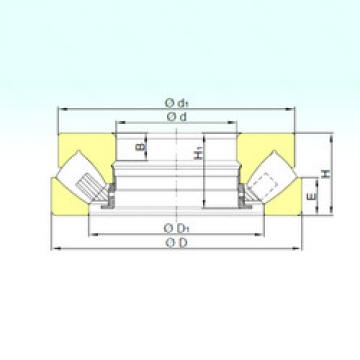 thrust ball images bearings 293/800 M ISB