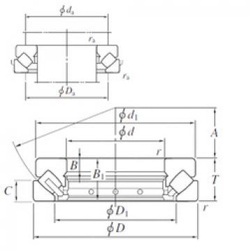 thrust ball images bearings 29264R KOYO