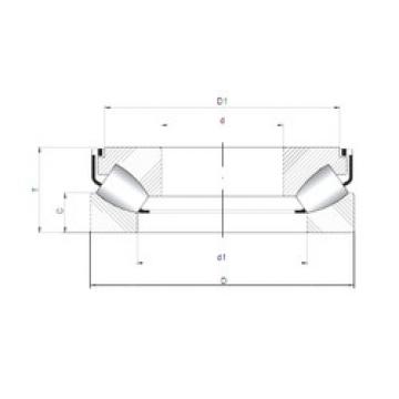 thrust ball images bearings 29240 M CX