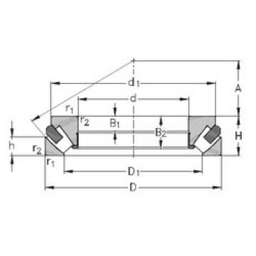 thrust ball images bearings 292/500-M NKE