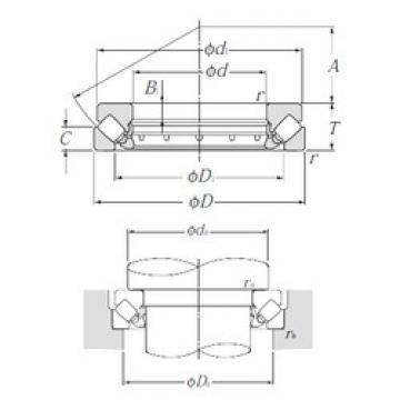 thrust ball images bearings 29234 NTN