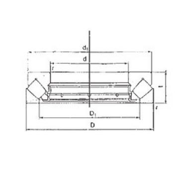 thrust ball images bearings 29318M FBJ