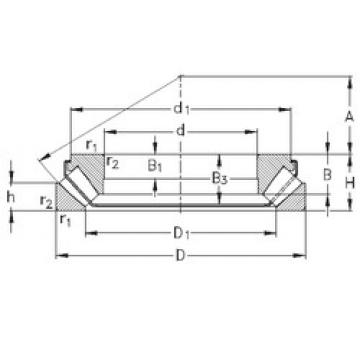 thrust ball images bearings 29322-EJ NKE