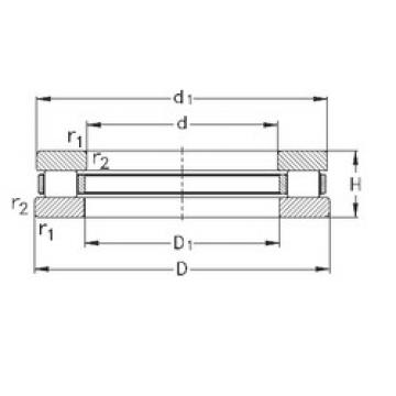 thrust ball images bearings 81126-TVPB NKE