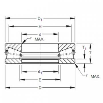 thrust ball images bearings B-8350-C Timken