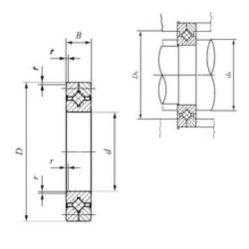 thrust ball images bearings CRB 10020 UU IKO