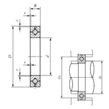 thrust ball images bearings CRBH 12025 A IKO