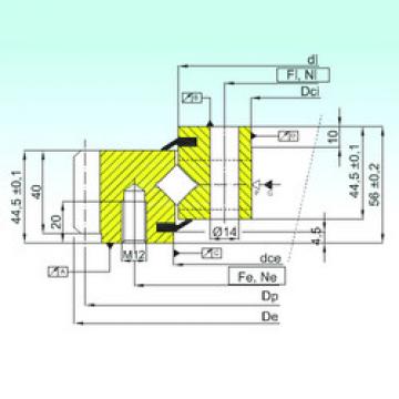 thrust ball images bearings ER1.14.0744.201-3STPN ISB