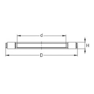 thrust ball images bearings K 81122-MB NKE