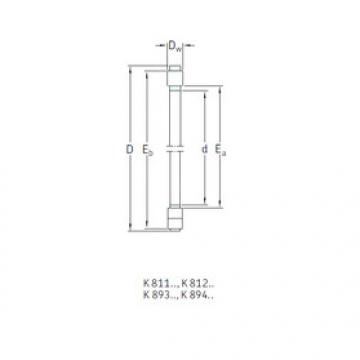 thrust ball images bearings K81108TN SKF