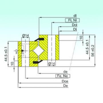 thrust ball images bearings NR1.14.0744.200-1PPN ISB