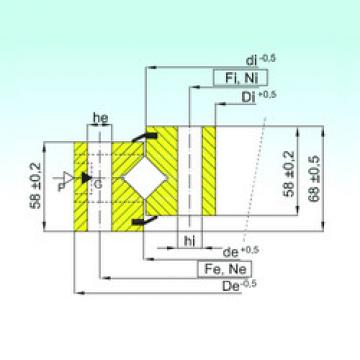 thrust ball images bearings NR1.16.1754.400-1PPN ISB