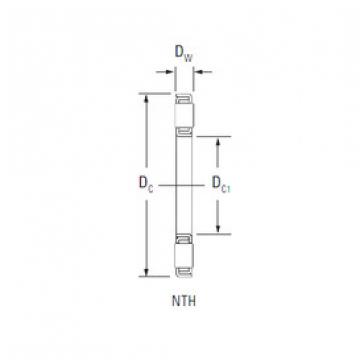 thrust ball images bearings NTH-3864 Timken