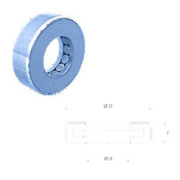 thrust ball images bearings T182 Fersa