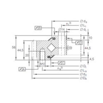 thrust ball images bearings XSA 14 0844 N INA