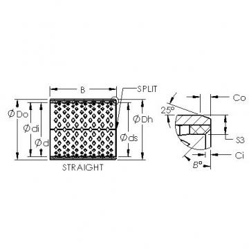 plain bushings bearings AST090 1015 AST