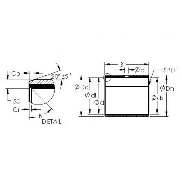 plain bushings bearings AST11 0812 AST