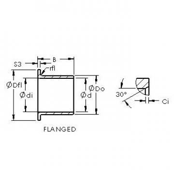 plain bushings bearings ASTEPBF 0608-08 AST