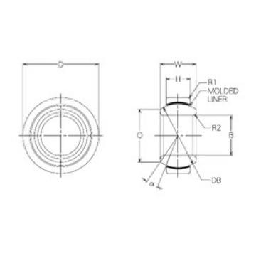 plain bushings bearings BM12 NMB