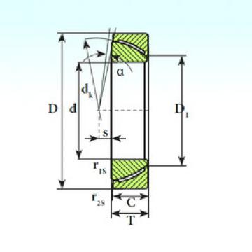 plain bushings bearings GAC 110 CP ISB