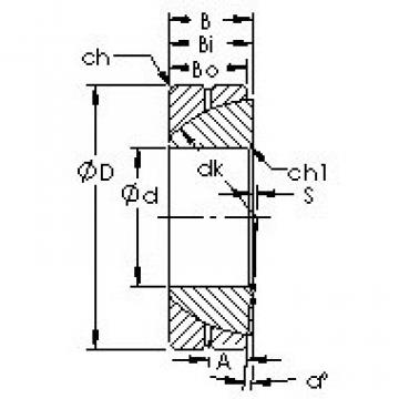 plain bushings bearings GAC140S AST