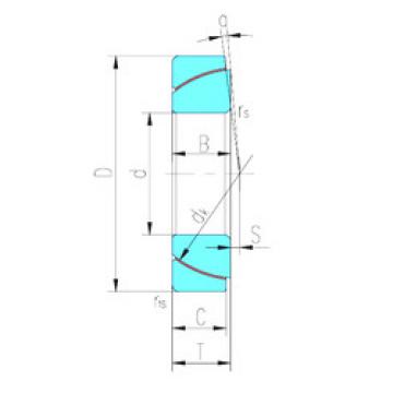 plain bushings bearings GAC105T LS