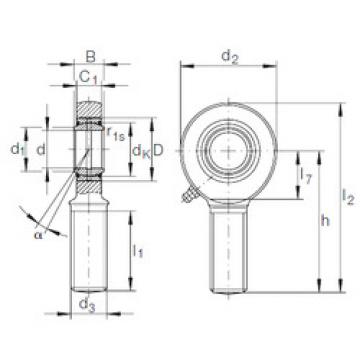 plain bushings bearings GAR 60 DO-2RS INA