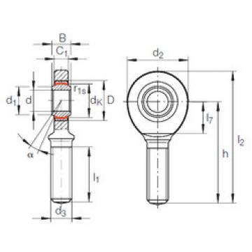 plain bushings bearings GAR 30 UK INA