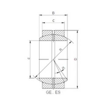 plain bushings bearings GE 006 ES ISO