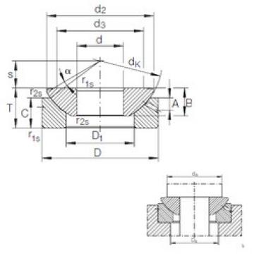 plain bushings bearings GE 10 AX INA