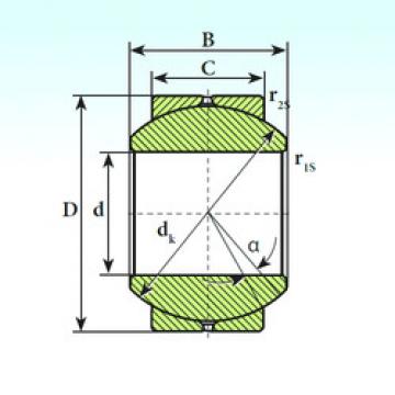 plain bushings bearings GE 25 SB ISB