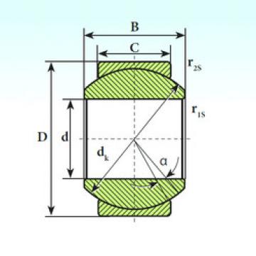 plain bushings bearings GE 18 SP ISB