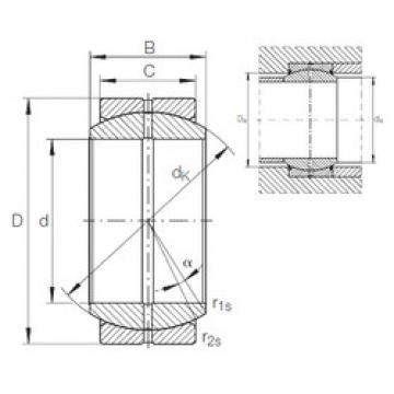 plain bushings bearings GE 110 DO INA