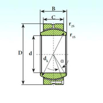 plain bushings bearings GE 100 CP ISB